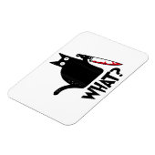 Magnet Flexible Chat Qu'est-ce que_ Drôle Chat Noir (Côté Gauche)