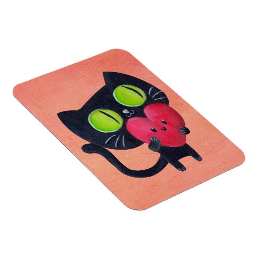 Magnet Flexible Chat romantique (Côté Droit)