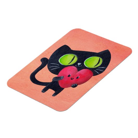 Magnet Flexible Chat romantique (Côté Gauche)