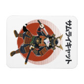 Magnet Flexible Chat Samouraï (Horizontal)