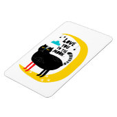 Magnet Flexible Chat sur la lune (Côté Gauche)