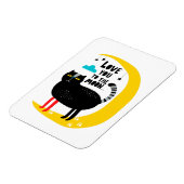 Magnet Flexible Chat sur la lune (Côté Gauche)