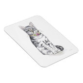 Magnet Flexible Chat Tabby Fancy (Côté Droit)