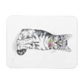 Magnet Flexible Chat Tabby Fancy (Horizontal)