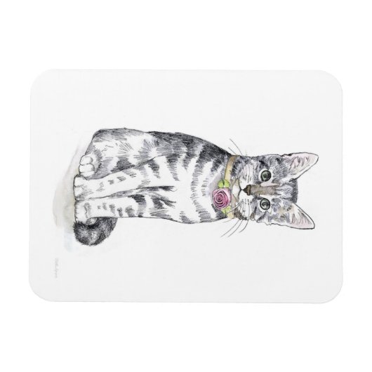 Magnet Flexible Chat Tabby Fancy (Horizontal)