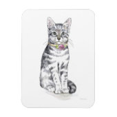 Magnet Flexible Chat Tabby Fancy (Vertical)