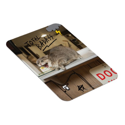 Magnet Flexible Chat total Badass (Côté Droit)