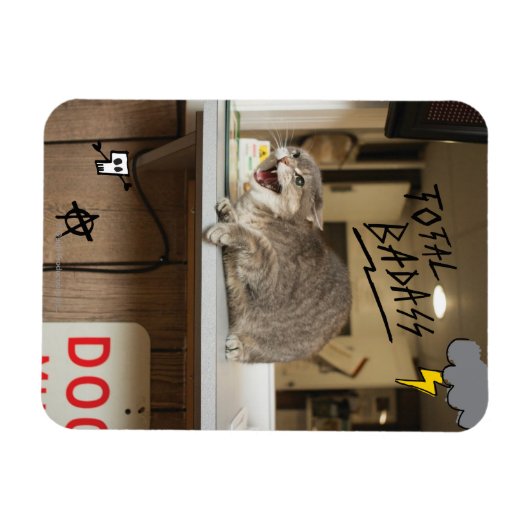 Magnet Flexible Chat total Badass (Horizontal)