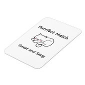 Magnet Flexible Chat Whimsical (Côté Gauche)