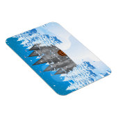 Magnet Flexible château à queue de fée Hiver (Côté Droit)