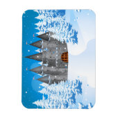 Magnet Flexible château à queue de fée Hiver (Vertical)