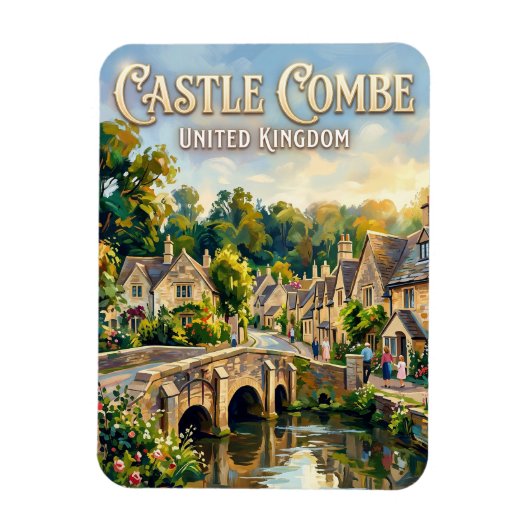 Magnet Flexible Château Combe Royaume-Uni (Vertical)