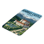 Magnet Flexible Château d'Ambras Autriche (Côté Gauche)