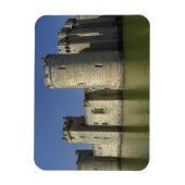 Magnet Flexible Château de Bodiam (1385), reflété dans les douves, (Vertical)