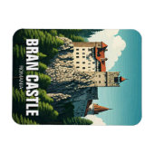 Magnet Flexible Château de Bran Roumanie (Horizontal)