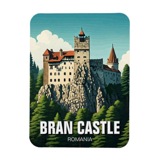 Magnet Flexible Château de Bran Roumanie (Vertical)