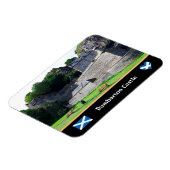 Magnet Flexible Château de Bumbarton, Dumbarton Rock / Scotland Ma (Côté Gauche)