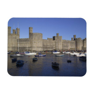 Magnet Flexible Château de Caernarfon, Gwynedd, Pays de Galles (R