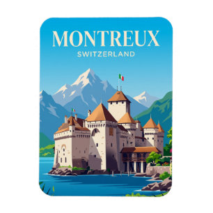 Magnet Flexible Château de Chillon Suisse
