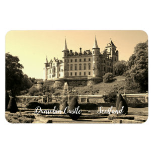 Magnet Flexible Château de Dunrobin vintage Écosse