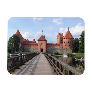 Magnet Flexible Château de l'île de Trakai - LITUANIE —