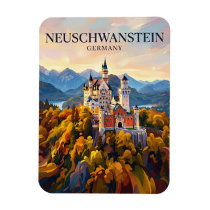 Magnet Flexible Château de Neuschwanstein Allemagne