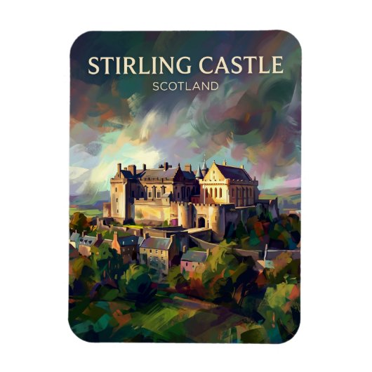 Magnet Flexible Château de Stirling Écosse (Vertical)