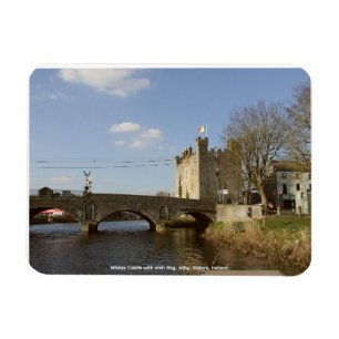 Magnet Flexible Château de Whites Athy, drapeau tricolore irlandai