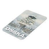 Magnet Flexible Château d'Osaka Japon (Côté Gauche)