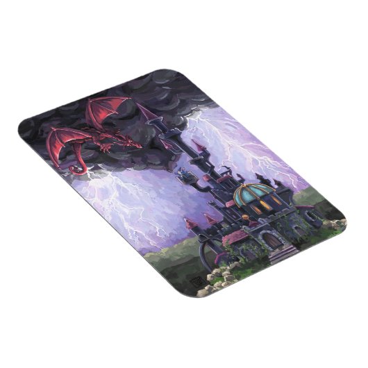 Magnet Flexible Château du Dragon (Côté Droit)