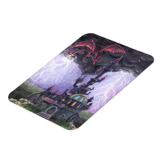 Magnet Flexible Château du Dragon (Côté Gauche)