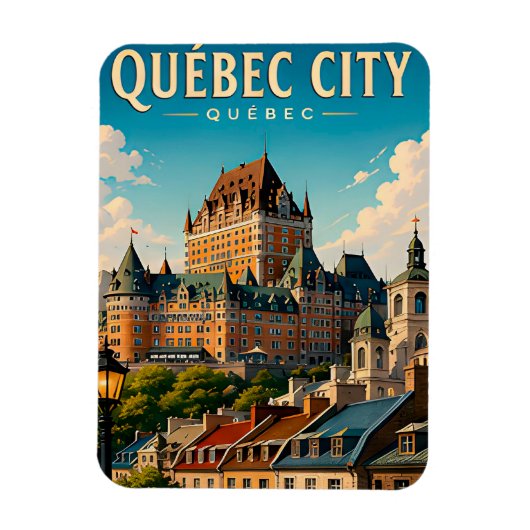 Magnet Flexible 🏰 Château Frontenac de Québec (Vertical)