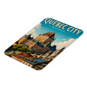 Magnet Flexible 🏰 Château Frontenac de Québec (Côté Gauche)