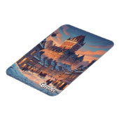 Magnet Flexible Château Frontenac de Québec (Côté Gauche)
