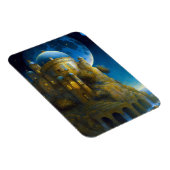 Magnet Flexible Château Imaginaire Lune Paysage (Côté Droit)