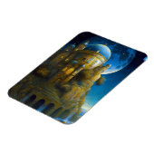 Magnet Flexible Château Imaginaire Lune Paysage (Côté Gauche)