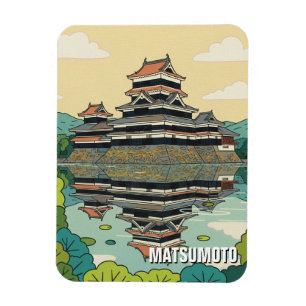 Magnet Flexible Château Matsumoto Japon