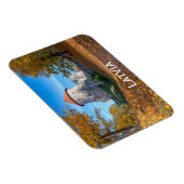 Magnet Flexible Château médiéval entouré de forêt (Côté Droit)