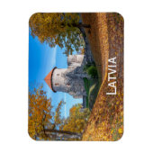 Magnet Flexible Château médiéval entouré de forêt (Vertical)