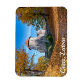 Magnet Flexible Château médiéval entouré de forêt (Vertical)