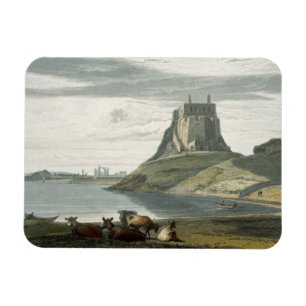 Magnet Flexible Château sur l'île sainte, le Northumberland, 'd'