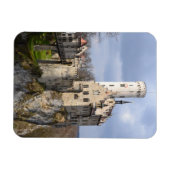 Magnet Flexible Château traditionnel à Cliff le jour nuageux (Horizontal)