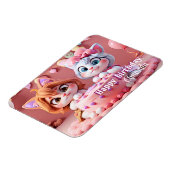 Magnet Flexible Chatons avec gâteau d'anniversaire et ballons (Côté Gauche)