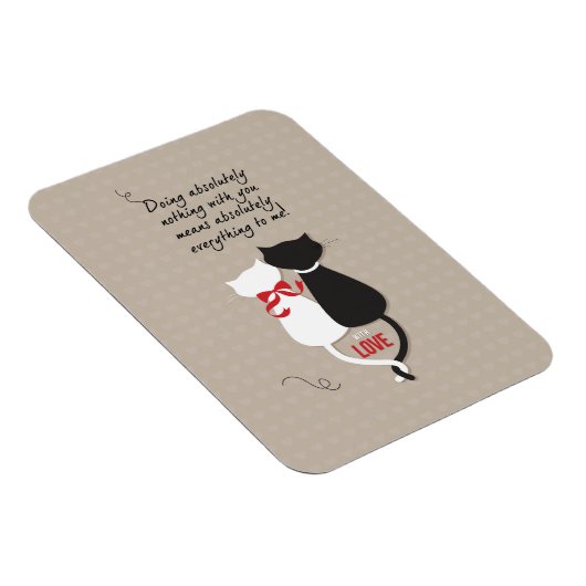 Magnet Flexible Chats amoureux (Côté Droit)