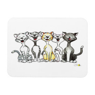 Magnet Flexible Chats chantants