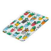 Magnet Flexible Chats dans les pots à fleurs (Côté Gauche)