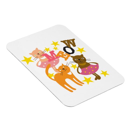 Magnet Flexible Chats dansants (Côté Droit)