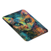 Magnet Flexible Chats d'aquarelle Boho - Earthy Feline Art (10) (Côté Droit)