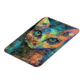 Magnet Flexible Chats d'aquarelle Boho - Earthy Feline Art (10) (Côté Gauche)