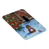 Magnet Flexible Chats de Noël amusants et créationarts de souris (Côté Droit)